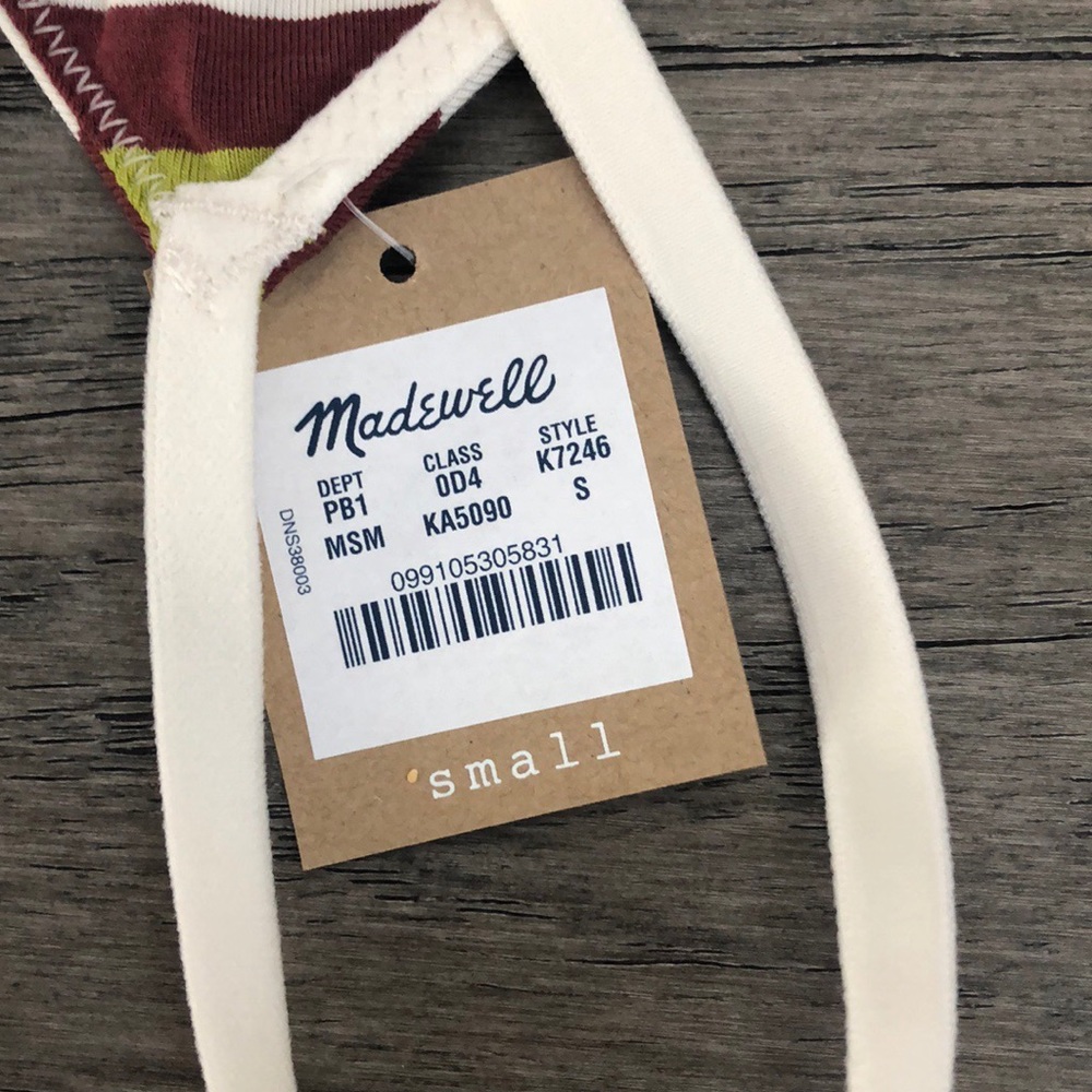 Madewell Cotton  Longline Woman’s Bralette - Picture 5 of 8